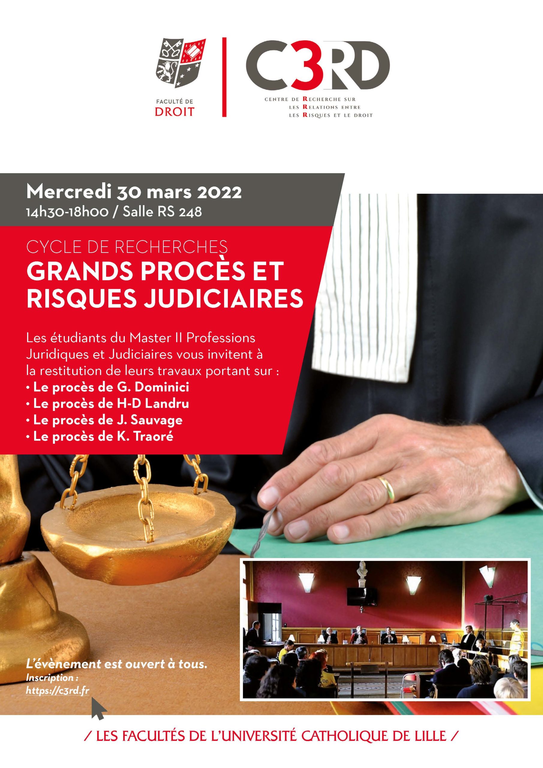 Grands procès et risques judiciaires